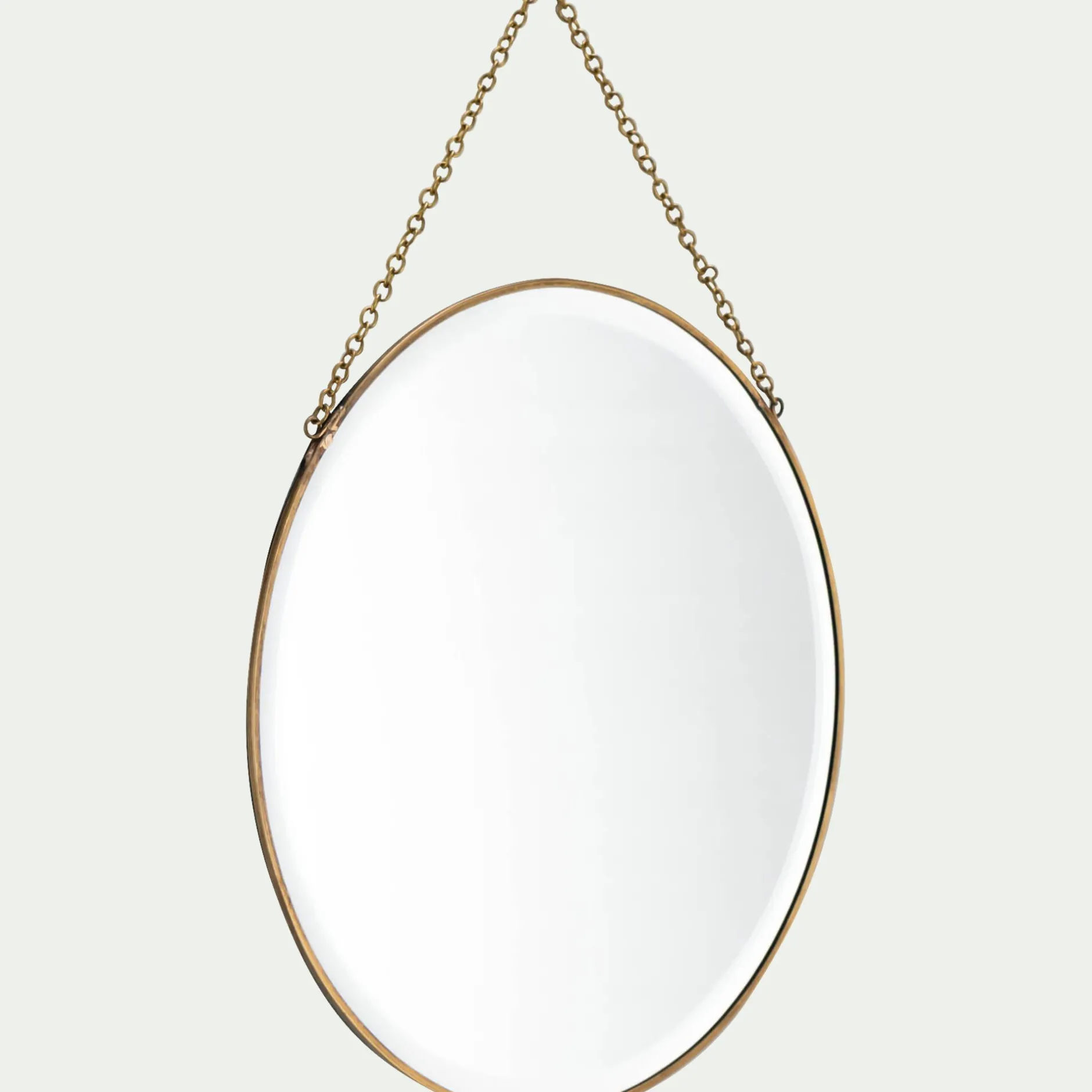 Miroir*alinea Miroir rond en laiton D30,5cm - Doré
