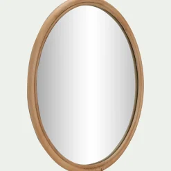 Miroir*alinea Miroir rond en rotin D60cm - Naturel