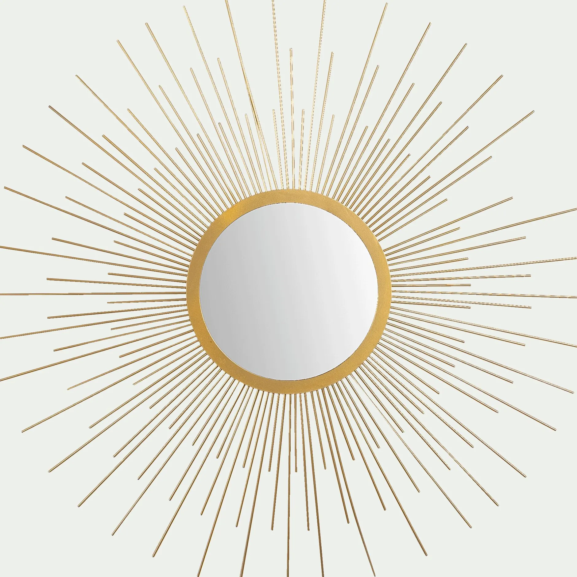 Miroir*alinea Miroir soleil en métal - D64,5cm Doré