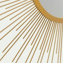 Miroir*alinea Miroir soleil en métal - D64,5cm Doré