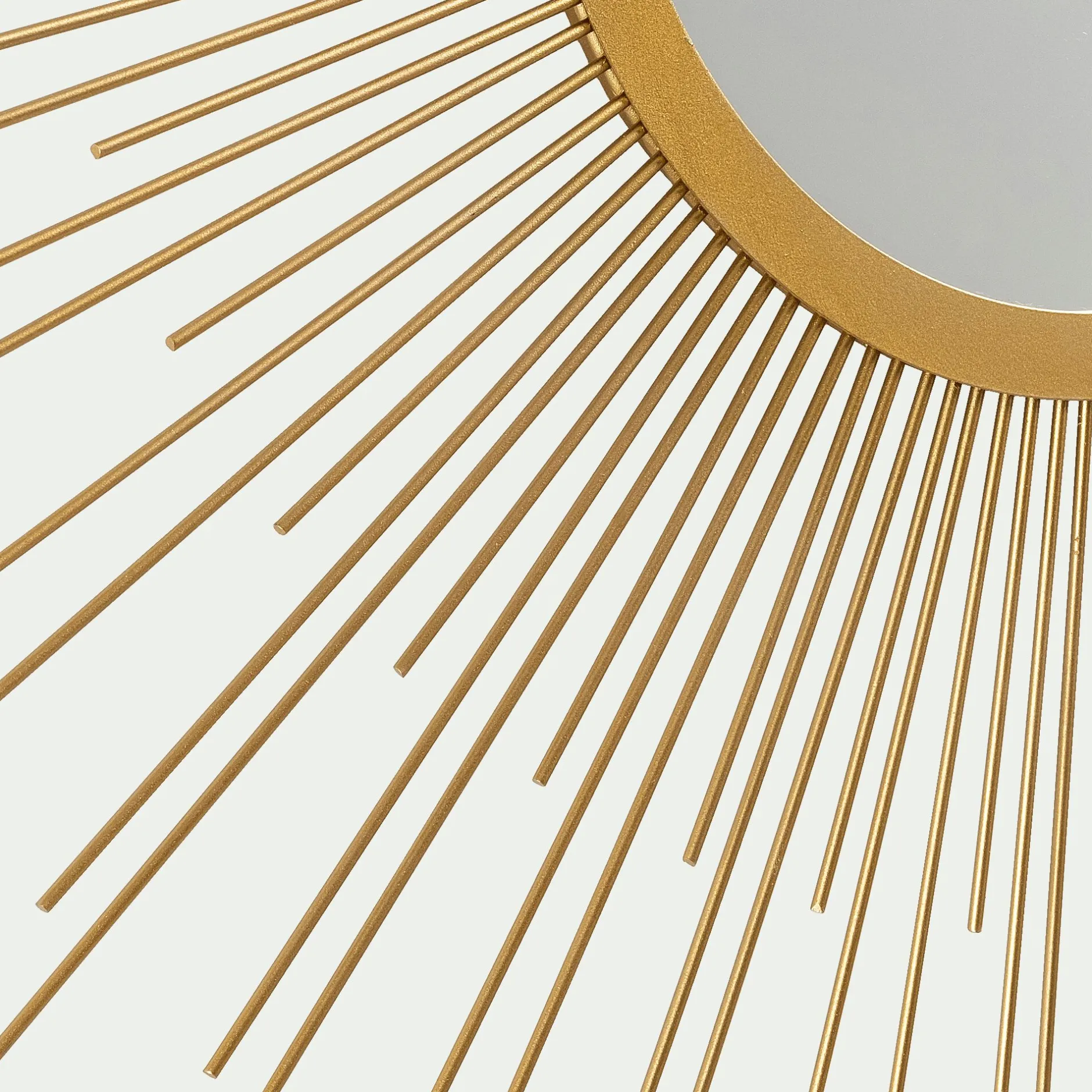 Miroir*alinea Miroir soleil en métal - D64,5cm Doré