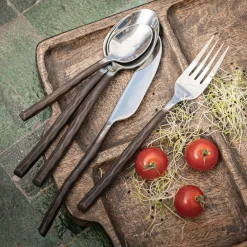 Ménagère Et Coffret Couverts*alinea Ménagère 16 pièces en inox et manche Noir