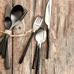 Ménagère Et Coffret Couverts*alinea Ménagère 16 pièces en inox et manche Noir