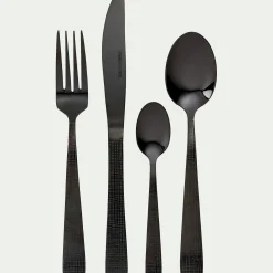 Ménagère Et Coffret Couverts|Couvert De Noël*alinea Ménagère 16 pièces en inox Noir
