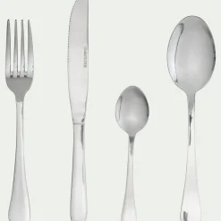 Ménagère Et Coffret Couverts|Couvert De Noël*alinea Ménagère 24 pièces en inox poli - argenté Gris