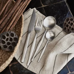 Ménagère Et Coffret Couverts|Couvert De Noël*alinea Ménagère 16 pièces en inox satiné - argenté Gris