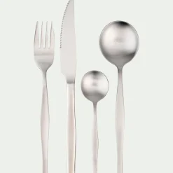 Ménagère Et Coffret Couverts|Couvert De Noël*alinea Ménagère 16 pièces en inox satiné - argenté Gris