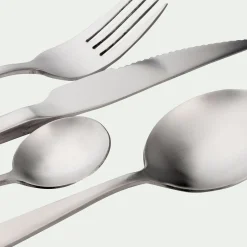 Ménagère Et Coffret Couverts|Couvert De Noël*alinea Ménagère 16 pièces en inox satiné - argenté Gris