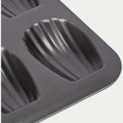 Moule À Gâteau*alinea Moule à 12 madeleines en acier - anthracite Gris