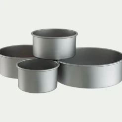 Moule À Gâteau*alinea Moule à gâteau rond en aluminium D28xH10,2cm - Argenté