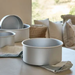 Moule À Gâteau*alinea Moule à gâteau rond en aluminium D23xH10,2cm - Argenté