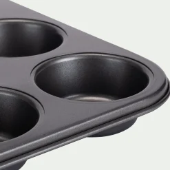 Moule À Gâteau*alinea Moule 12 mini muffins en acier - anthracite Gris