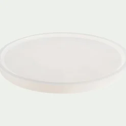 Loisirs Créatifs*alinea Moule plateau rond D26,5cm en silicone - translucide Blanc