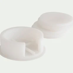 Loisirs Créatifs*alinea Moule sous-verre en silicone - translucide Blanc