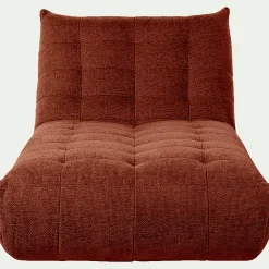 Fauteuil|Canapé Modulable*alinea Méridienne en tissu chenille - brun rustrel Marron