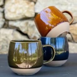 Vaisselle Petit Déjeuner|Tasse Et Mug*alinea Mug avec anse en grès 47cl - Bleu