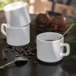 Vaisselle Petit Déjeuner|Tasse Et Mug*alinea Mug en faïence 18,4cl - blanc ventoux