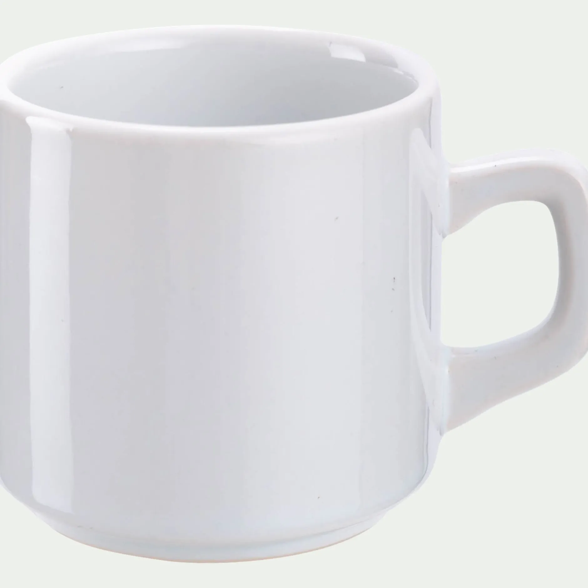 Vaisselle Petit Déjeuner|Tasse Et Mug*alinea Mug en faïence 18,4cl - blanc ventoux