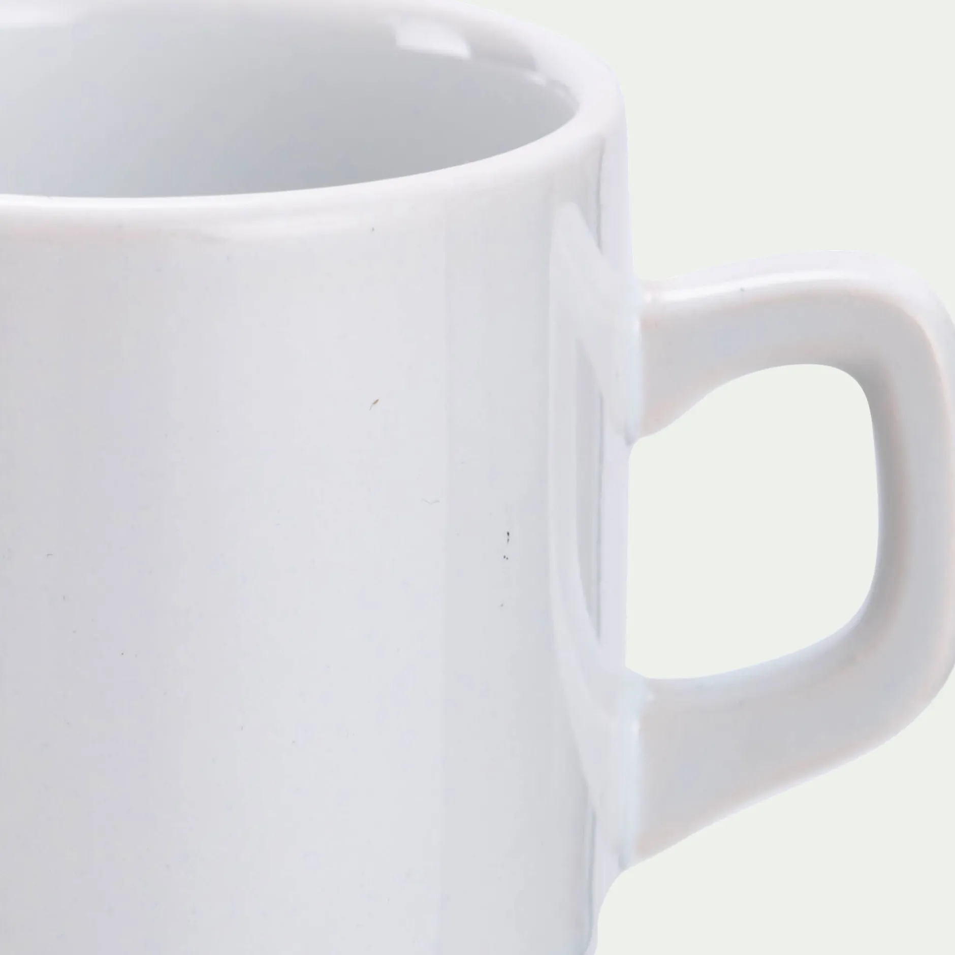 Vaisselle Petit Déjeuner|Tasse Et Mug*alinea Mug en faïence 18,4cl - blanc ventoux