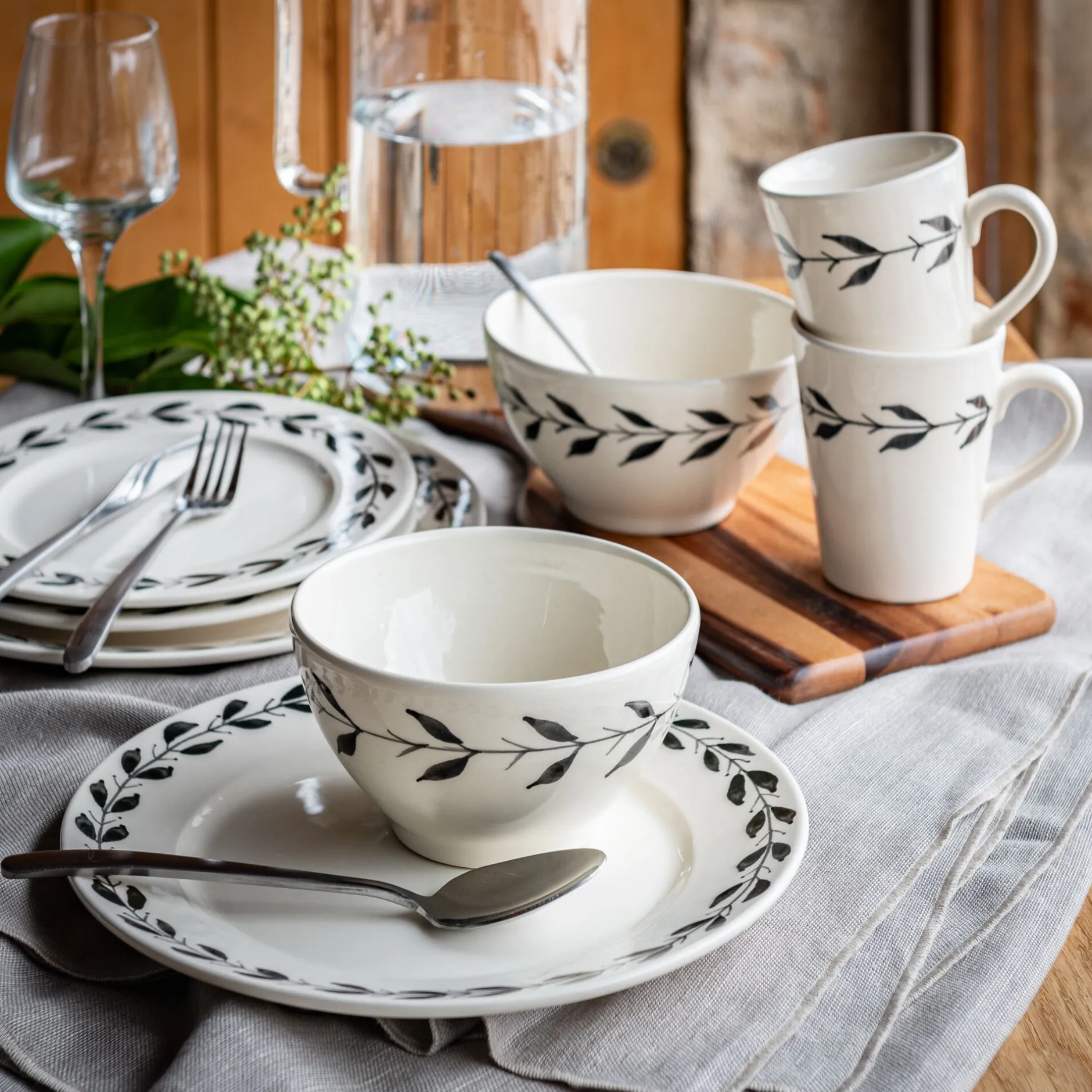 Vaisselle Petit Déjeuner|Tasse Et Mug*alinea Mug en faïence D9,5cm - Blanc