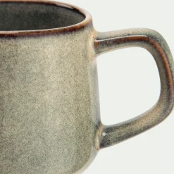 Vaisselle Petit Déjeuner|Tasse Et Mug*alinea Mug en grès réactif 50cl - borie Gris