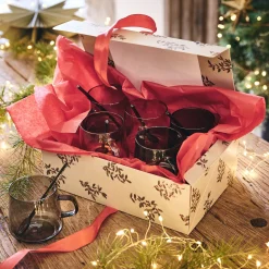 Vaisselle Petit Déjeuner|Tasse Et Mug*alinea Mug en verre 42cl - Gris