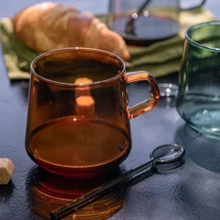 Vaisselle Petit Déjeuner|Tasse Et Mug*alinea Mug en verre 42cl - millepertuis Jaune