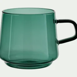 Vaisselle Petit Déjeuner|Tasse Et Mug*alinea Mug en verre 42cl - agave Vert