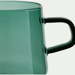 Vaisselle Petit Déjeuner|Tasse Et Mug*alinea Mug en verre 42cl - agave Vert