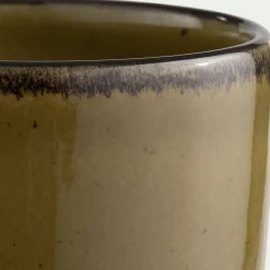 Vaisselle Petit Déjeuner|Tasse Et Mug*alinea Mug sans anse en grès D8cm - mousse Vert