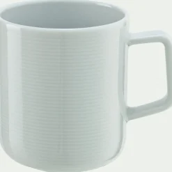 Vaisselle Petit Déjeuner|Tasse Et Mug*alinea Mug spirale en porcelaine 40cl - Blanc