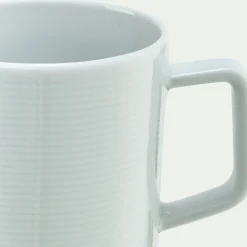 Vaisselle Petit Déjeuner|Tasse Et Mug*alinea Mug spirale en porcelaine 40cl - Blanc