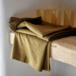 Nappe|Nappe Et Serviette De Noël*alinea Nappe en coton 150x250cm - mousse Vert