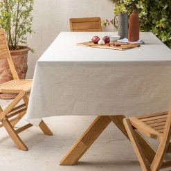 Nappe*alinea Nappe enduite en coton - alpilles 150x250cm Beige