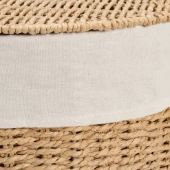 Panier À Linge*alinea Panier à linge en corde de papier rond H54xD40 cm - naturel