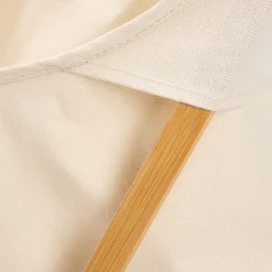 Panier À Linge*alinea Panier à linge en polycoton et bambou H67xL46cm - blanc