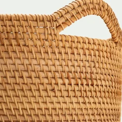 Panier À Linge*alinea Panier à linge en rotin D40xH53cm - naturel