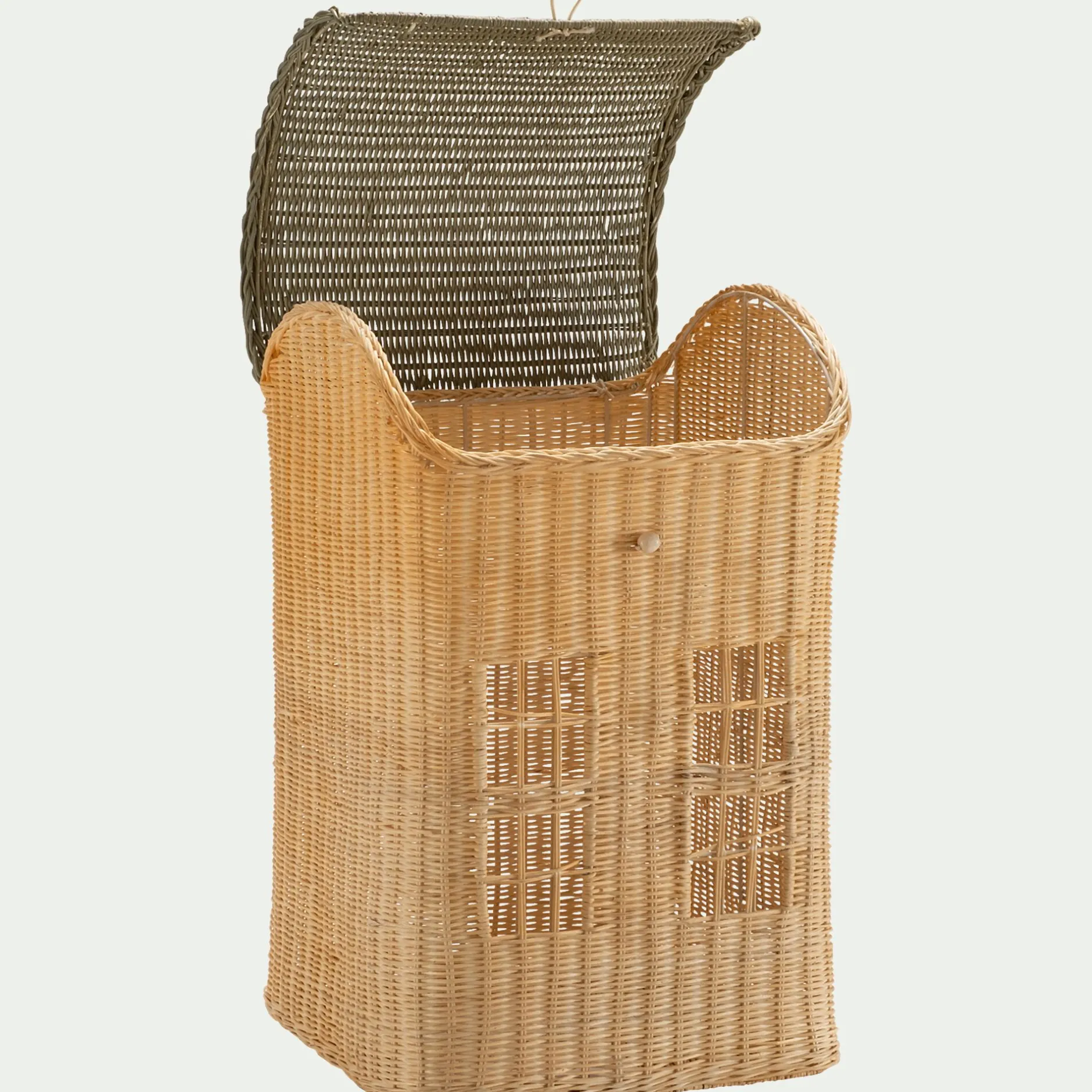 Matelas Enfant|Boîte De Rangement Enfant*alinea Panier à linge maison en rotin H55cm - naturel