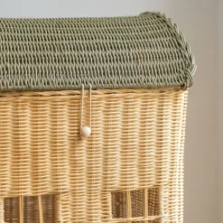 Matelas Enfant|Boîte De Rangement Enfant*alinea Panier à linge maison en rotin H55cm - naturel