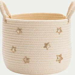 Matelas Enfant|Panier*alinea Panier de rangement à poids D23xH26cm - blanc