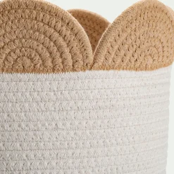 Matelas Enfant|Panier*alinea Panier de rangement bicolore D30x26cm - naturel