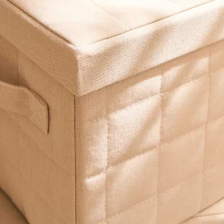 Boîte De Rangement|Boîte De Rangement Enfant*alinea Panier de rangement pliable en tissu L33cm - beige