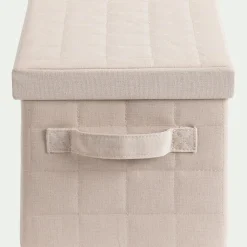 Boîte De Rangement|Boîte De Rangement Enfant*alinea Panier de rangement pliable en tissu L33cm - beige