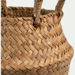 Accessoire De Salle De Bain|Panier*alinea Panier en jonc de mer - naturel H14,5xD16,5cm