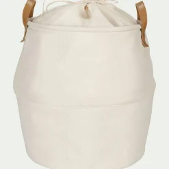 Matelas Enfant|Accessoire De Salle De Bain*alinea Panier en tissu - D40cm Blanc ventoux