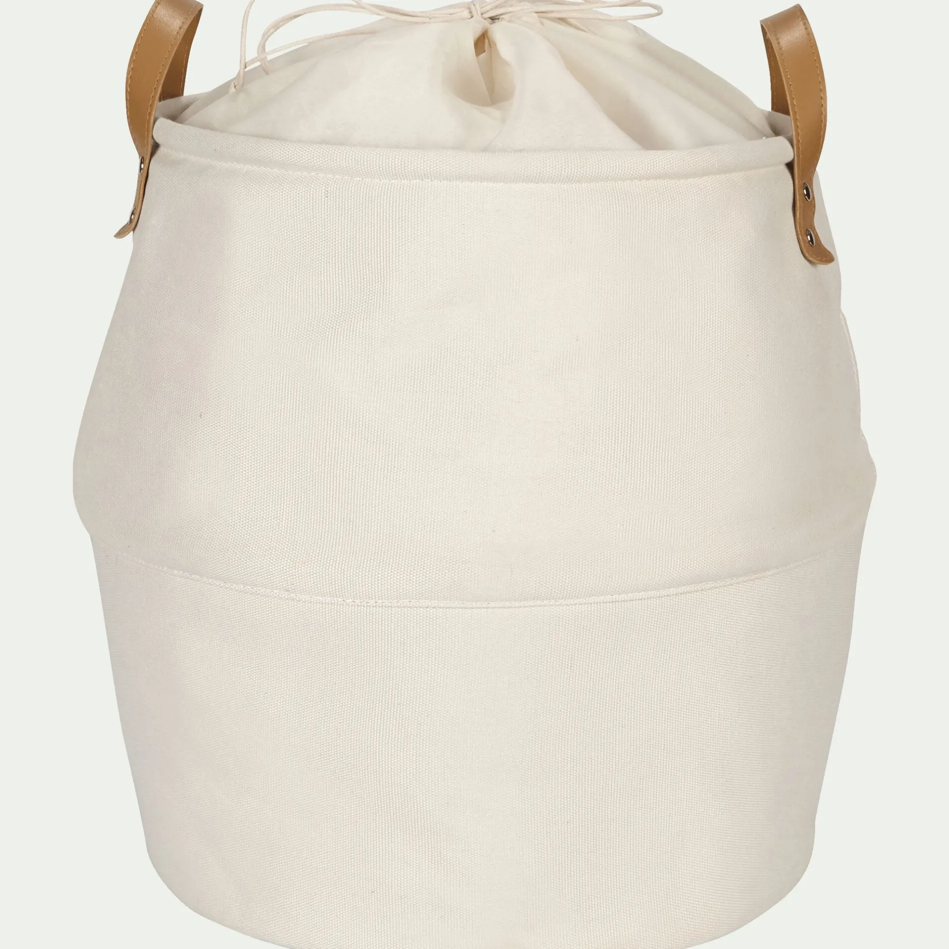 Matelas Enfant|Accessoire De Salle De Bain*alinea Panier en tissu - D40cm Blanc ventoux