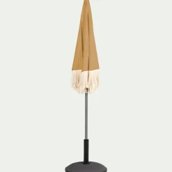 Parasol De Balcon|Parasol Droit*alinea Parasol à franges D180cm - nèfle Beige