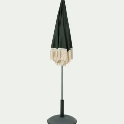 Parasol De Balcon|Parasol Droit*alinea Parasol à franges D180cm - kaki Vert