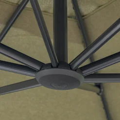 Parasol De Balcon|Parasol Déporté*alinea Parasol déporté en acier et tissu D300cm - Vert