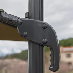 Parasol De Balcon|Parasol Déporté*alinea Parasol déporté en acier et tissu D300cm - Vert